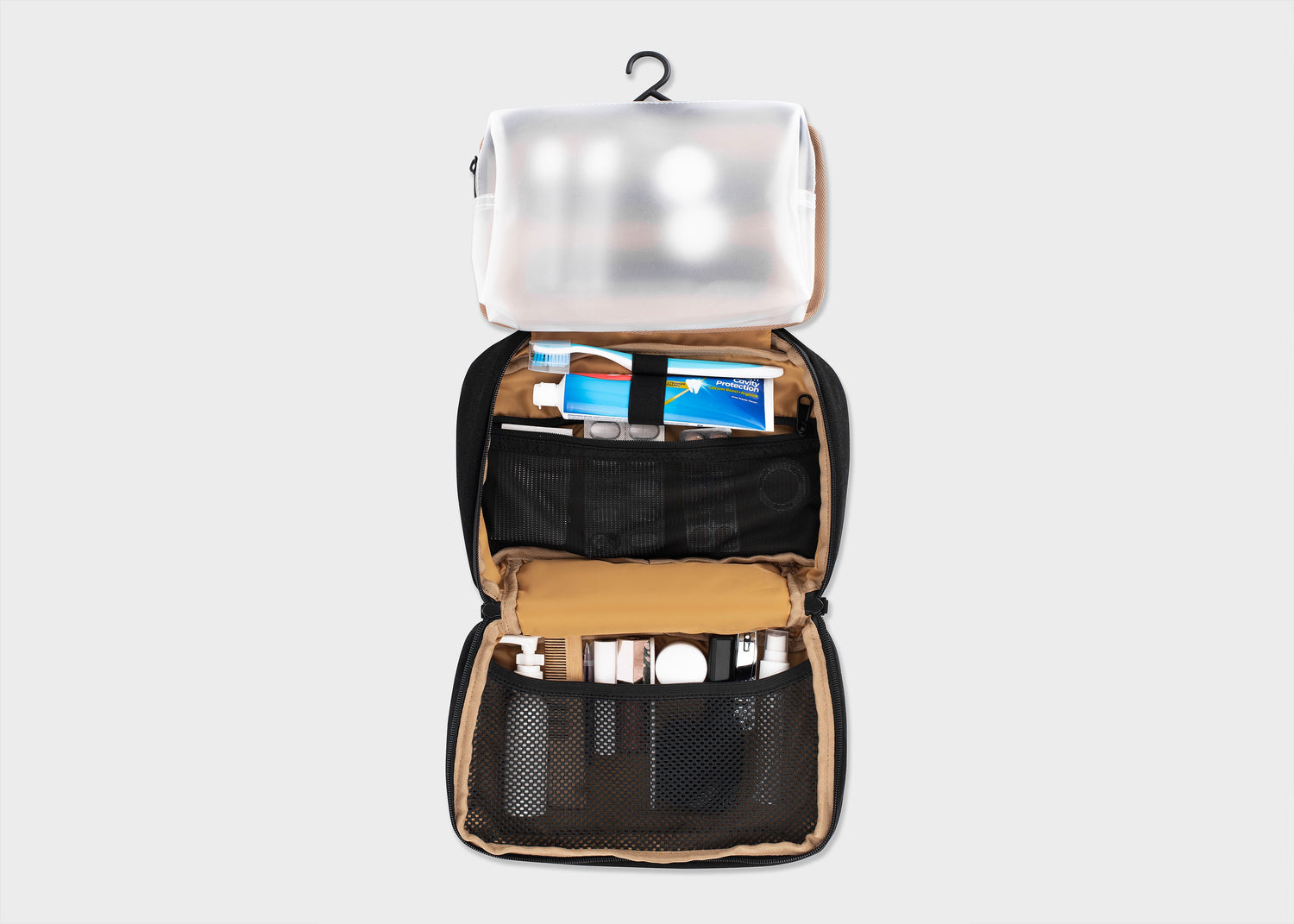 8000Kicks Toilet Bag V2 aus wetterfestem Hanf – Seitenansicht