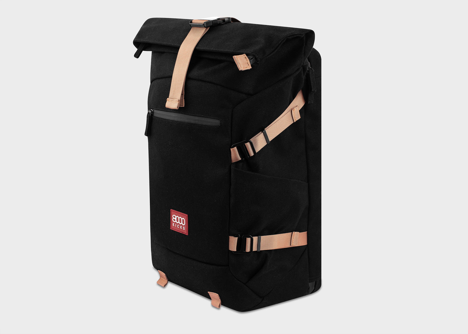Nomad Hanf Rucksack in Schwarz