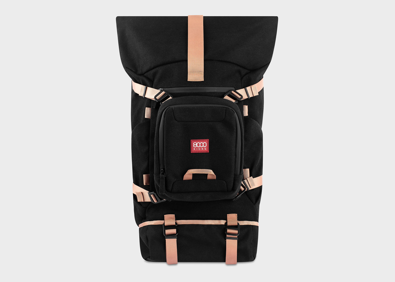 Nomad Hanf Rucksack in Schwarz