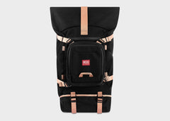 Nomad Hemp Rolltop Backpack in Black
