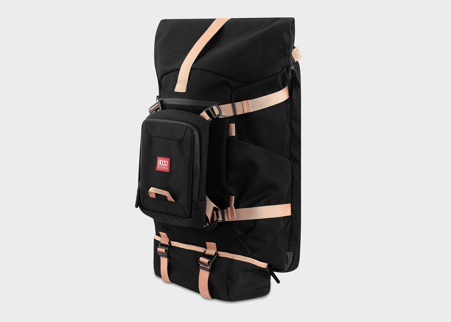 Nomad Hanf Rucksack in Schwarz