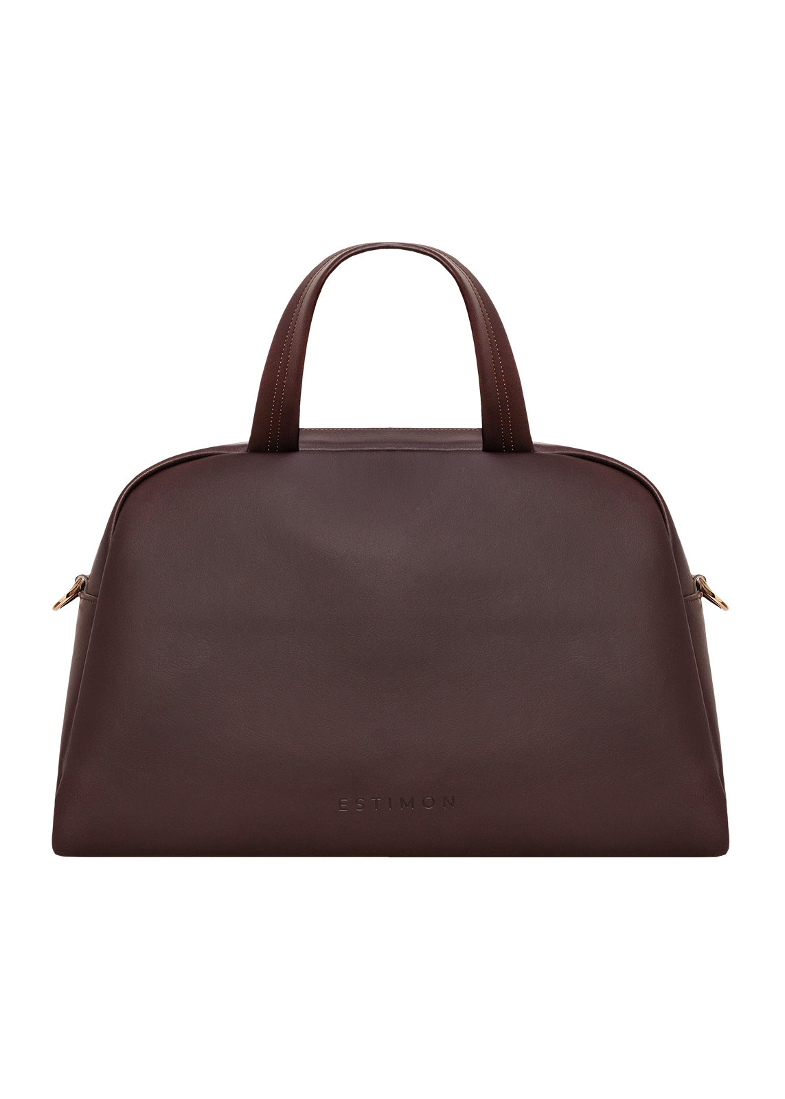 BOWLING BAG aus Maisleder in chocolate