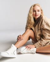 EMI plant-based sneakers – black & white