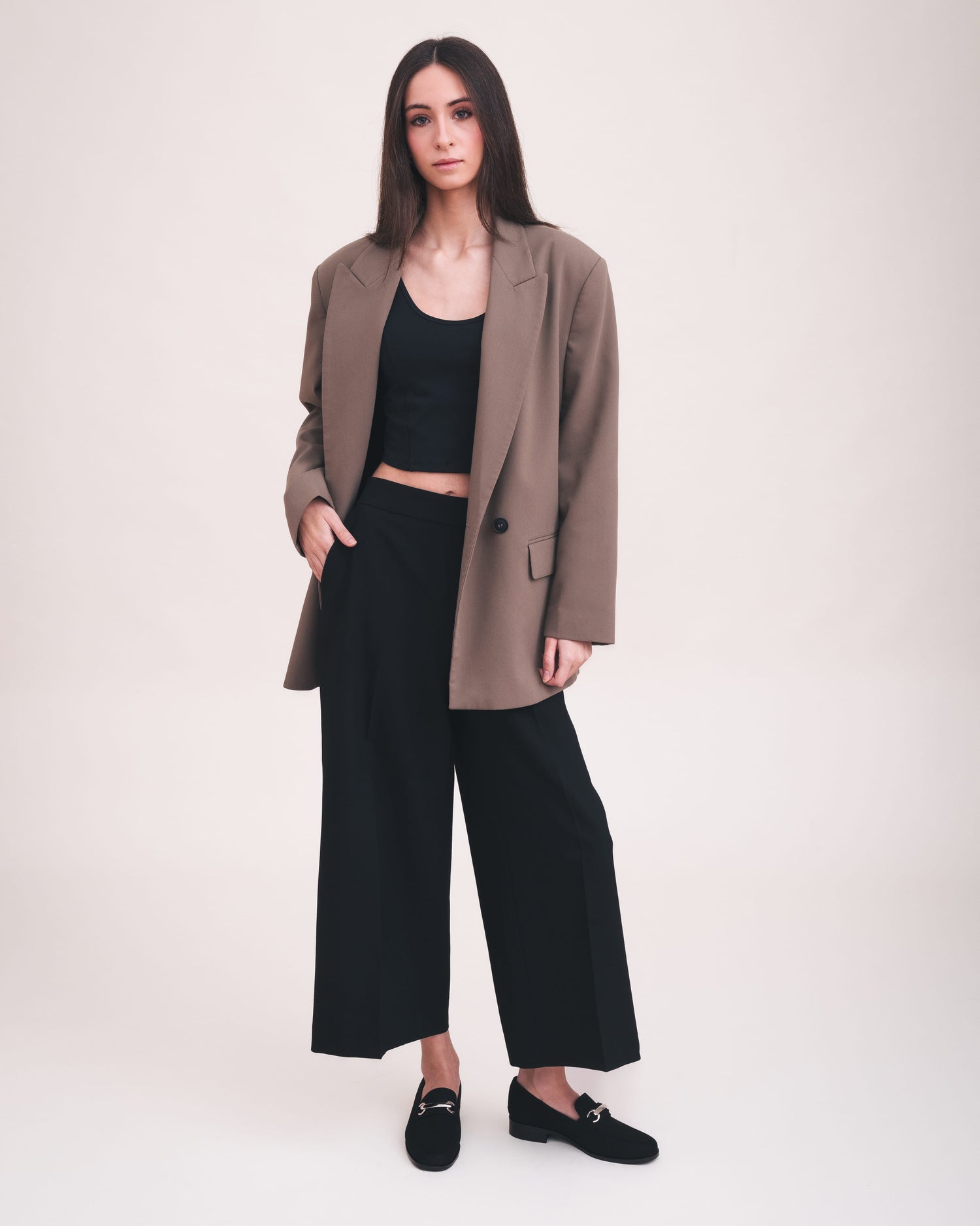 ANNE Black Vegan Loafer