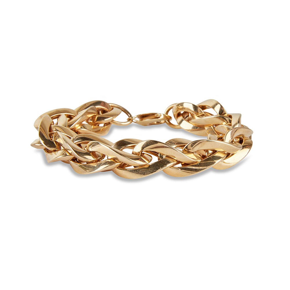 Bold bracelet 14 Karat Gold