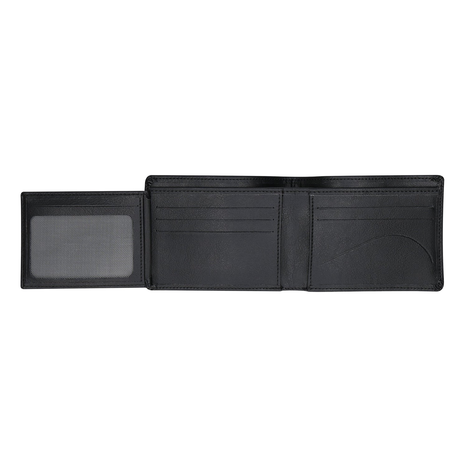 Cartera vegana de bolsillo tipo libro con portafotos transparente tarjetera carnets NAE