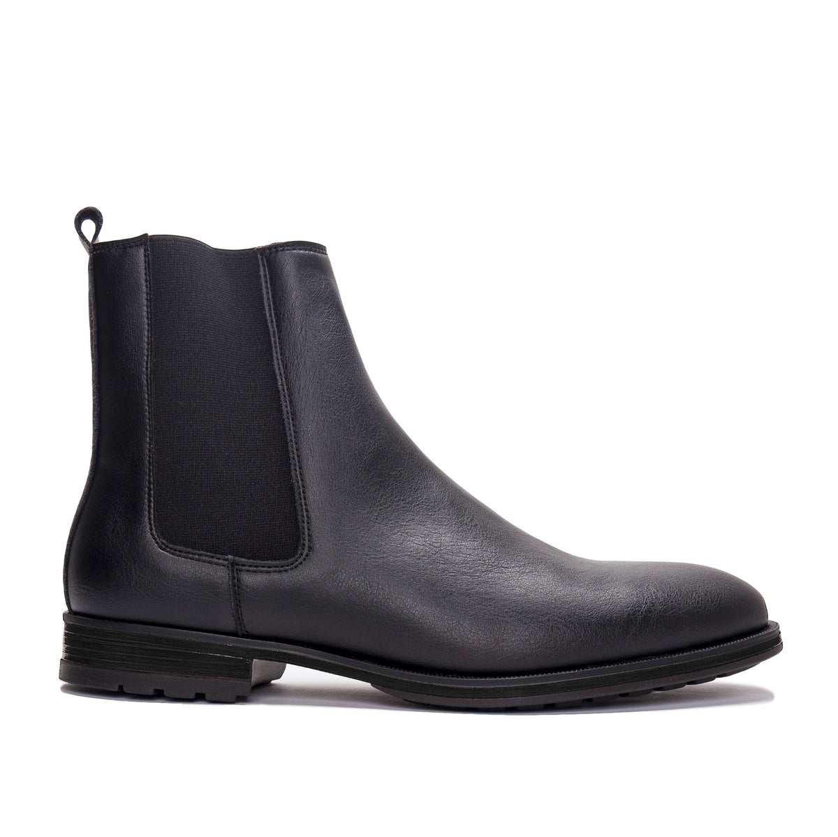 BASILE Black Vegan Chelsea Boots