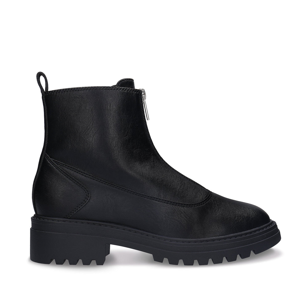 BECCA schwarze vegane Damen-Stiefeletten – Seitenansicht