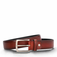 Cinturón formal de hombre en Apple Skin marrón | Tienda NAE