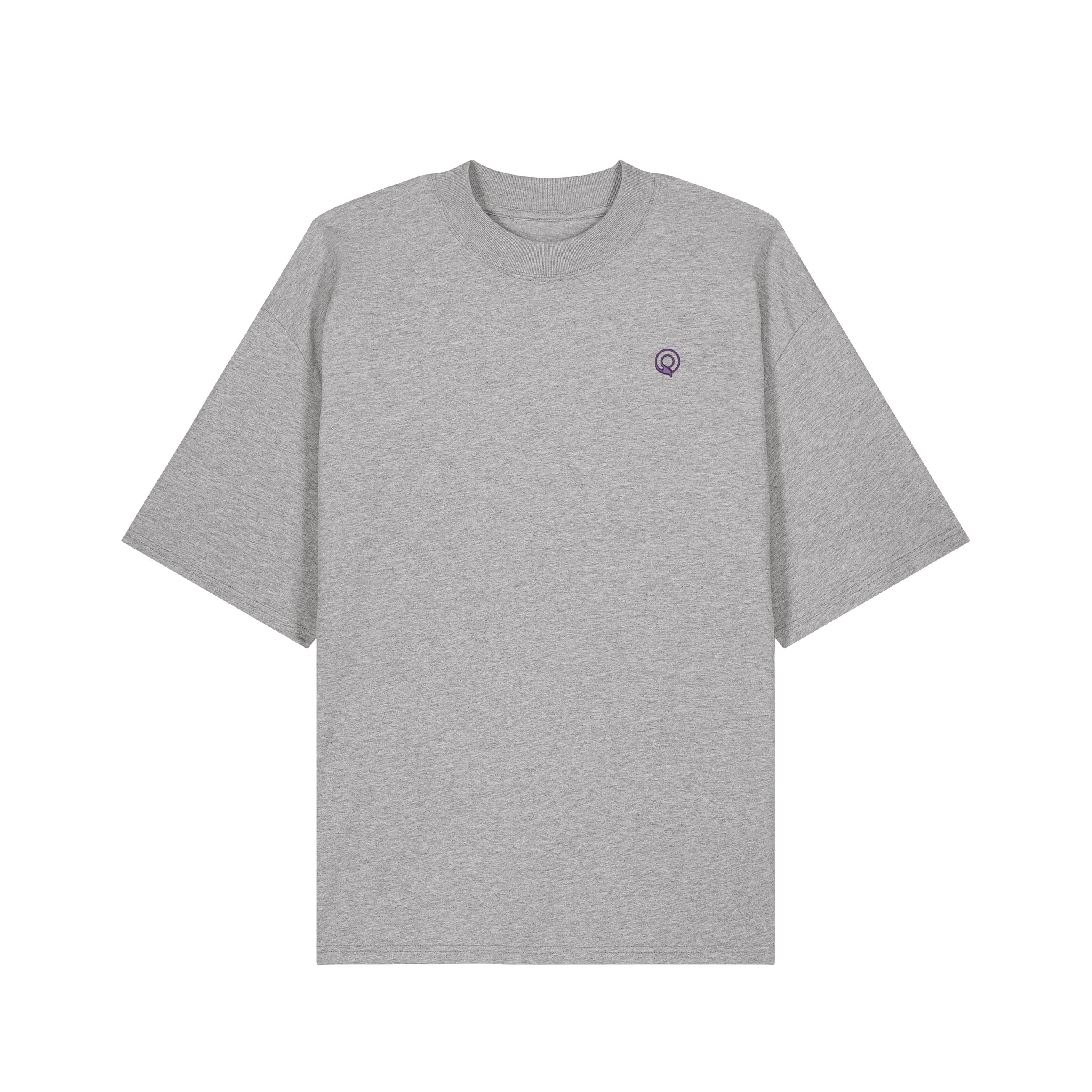 Tシャツ・カットソー [RUSTIC REVERIE]Sweet Coast Oversized Tshirts [Melange Grey] oversized-faded-t-shirt-faded-