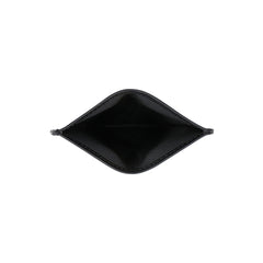 vegan black slim wallet pocket card holder ID NAE