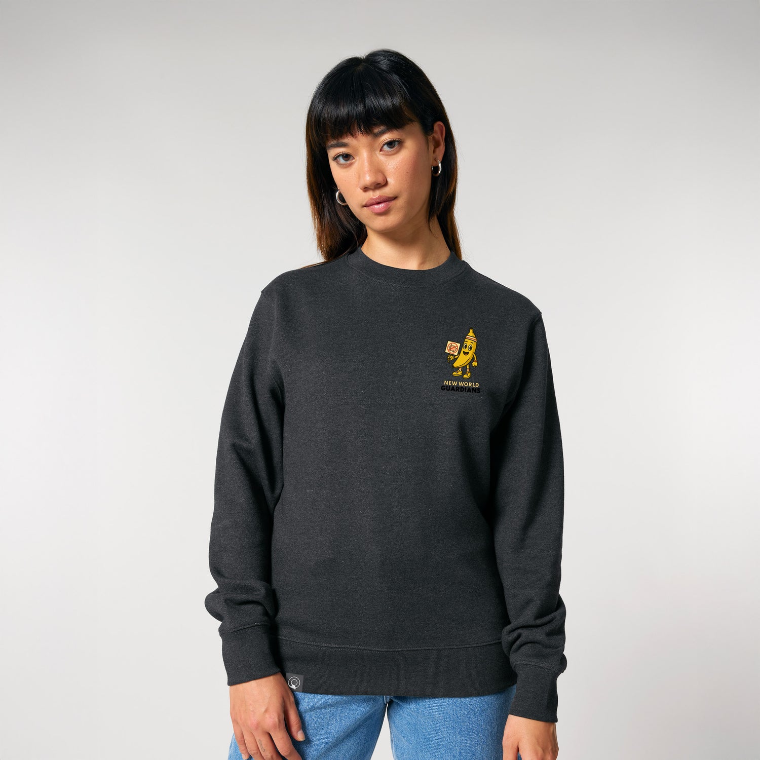 Organic Plant Hero Sweater – Bany Front & Squad Back / 6 Farben / Unisex