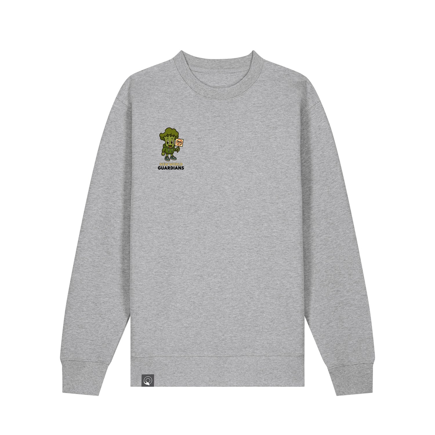 Organic Plant Hero Sweater – Steamy Front & Squad Back / 6 Farben / Unisex