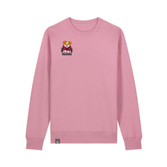NEW WORLD GUARDIANS Kobold Guardians Unisex-Sweatshirt aus Bio-Baumwolle in Flieder – Vorderansicht