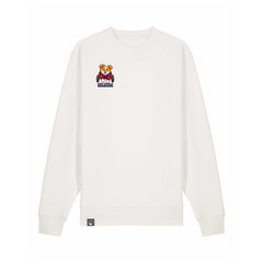 NEW WORLD GUARDIANS Kobold Guardians Unisex-Sweatshirt aus Bio-Baumwolle in Off-White – Vorderansicht