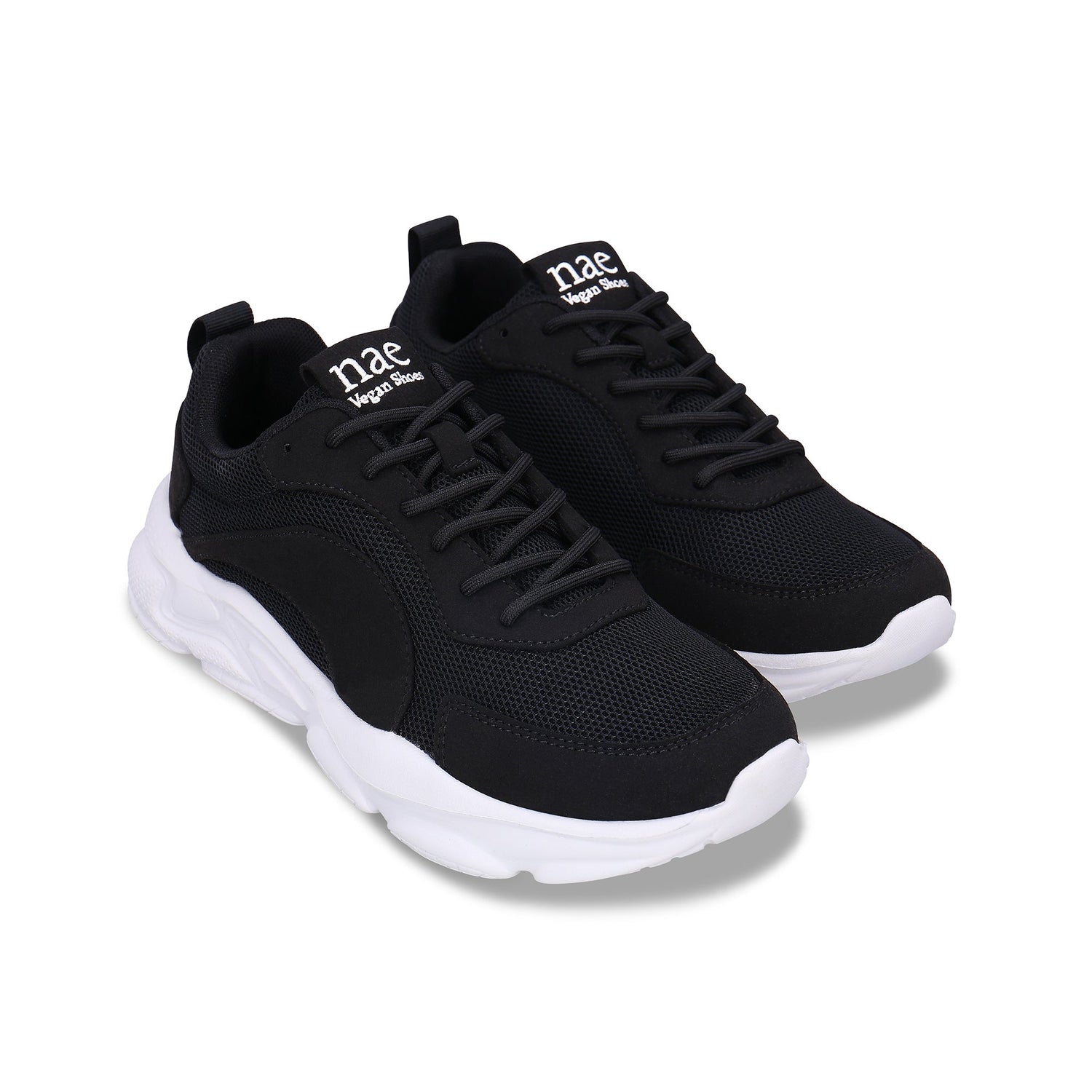 Sneakers vegane unisex nere – scarpe sportive in PET riciclato leggere