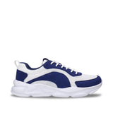 Vegan Unisex Blue Sneakers – Recycled PET Sport Shoes Lightweight Comfort