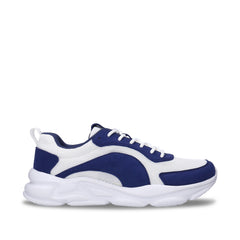 Vegan Unisex Blue Sneakers – Recycled PET Sport Shoes Lightweight Comfort