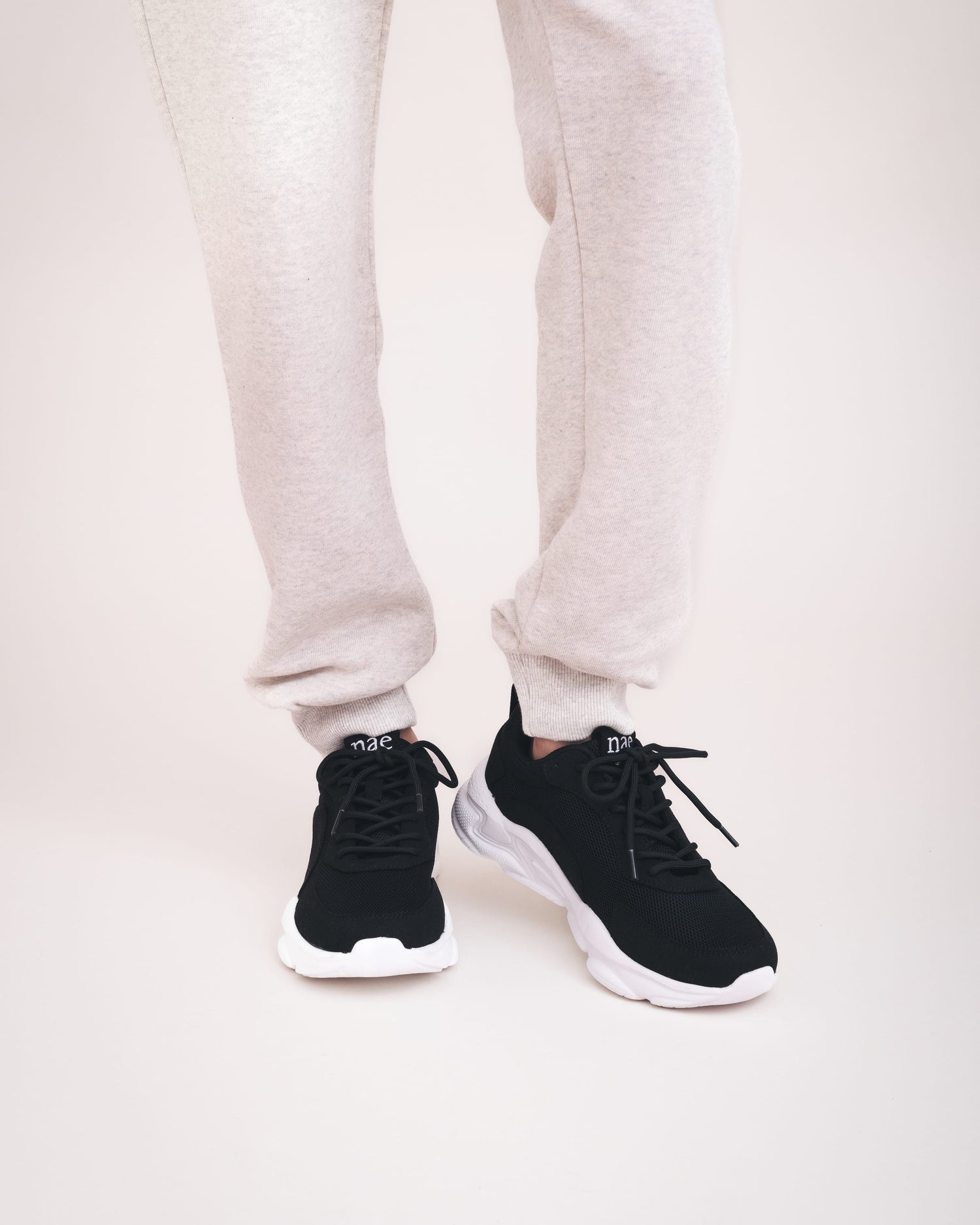 Vegan unisex sneakers zwart – sportieve schoenen van gerecycled PET