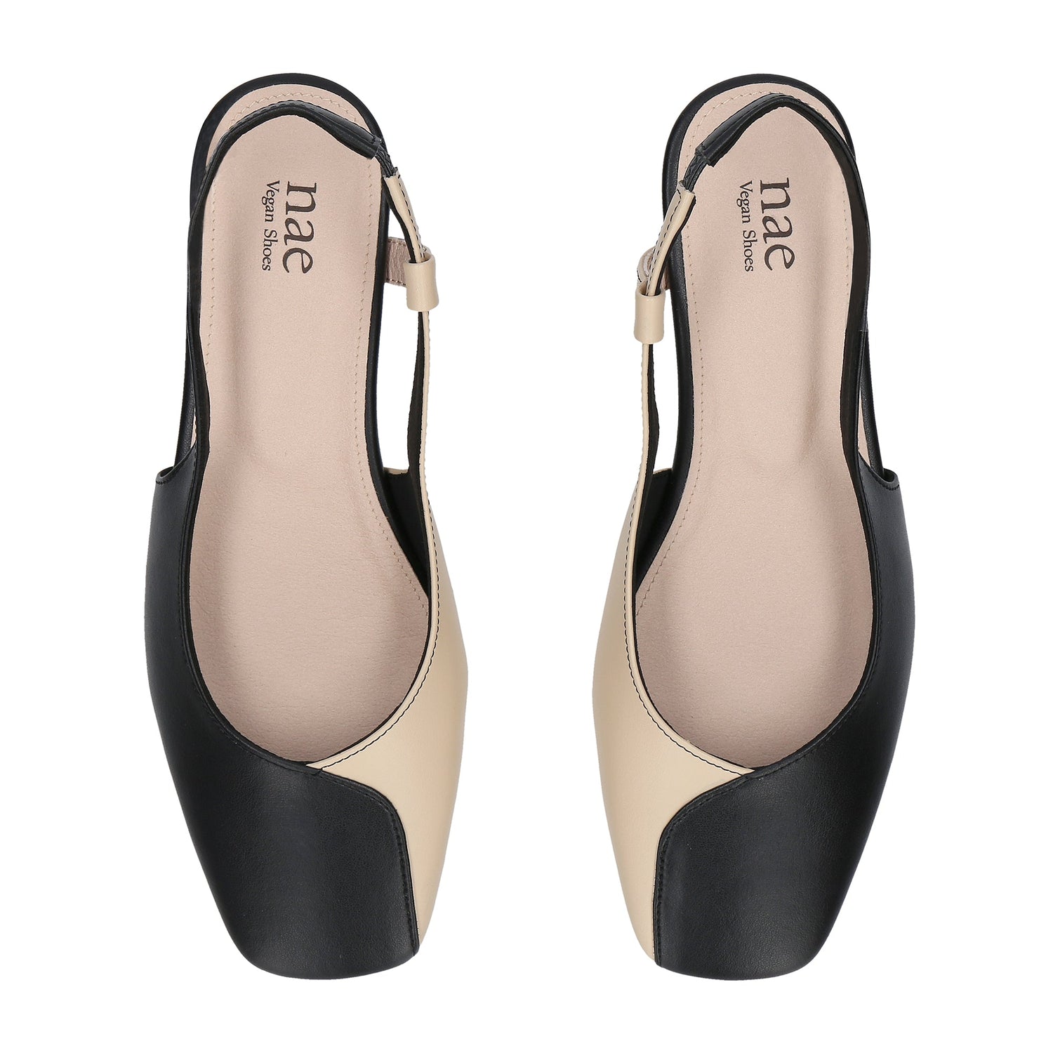 Vegane flache Schuhe Damen Apple Skin Knöchelriemen Schnallen
