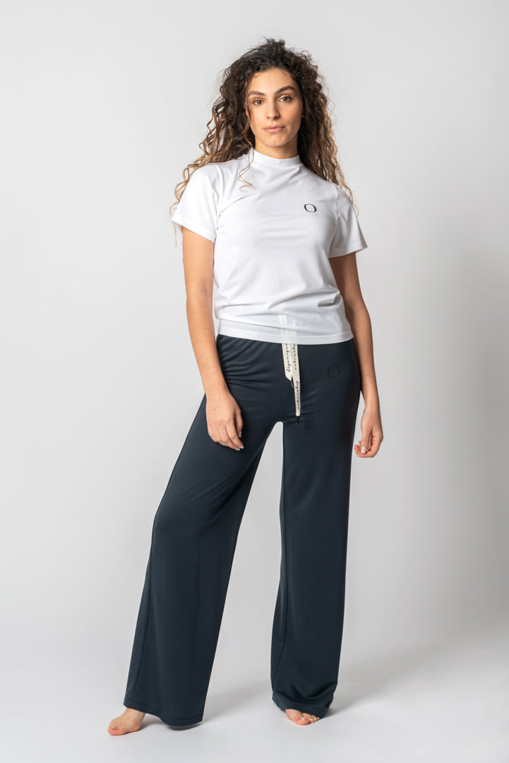 Weißes T-Shirt aus TENCEL™ Lyocell & Bio-Baumwolle – Elowen