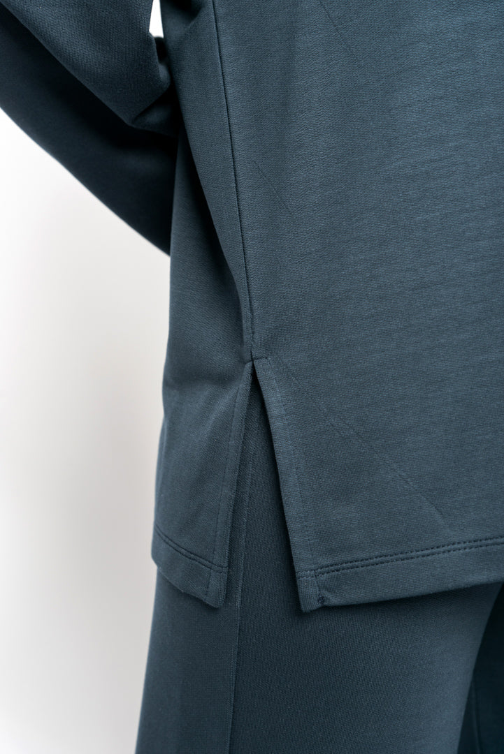 Blue Sweatshirt in TENCEL™ Lyocell - Florence
