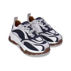 NAE Sneaker Vegan Unisex Dicke Sohle Recycelt Atmungsaktiv Portugal Blau 36-46