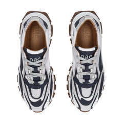 NAE Sneakers Vegane Unisex Suola Spessa Riciclate Leggere Comfort Blu Gri 36-46