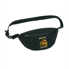 Plant Hero Hip Bag in Black – Ethical Recycled Cotton Crossbody with Organic Cotton Lining