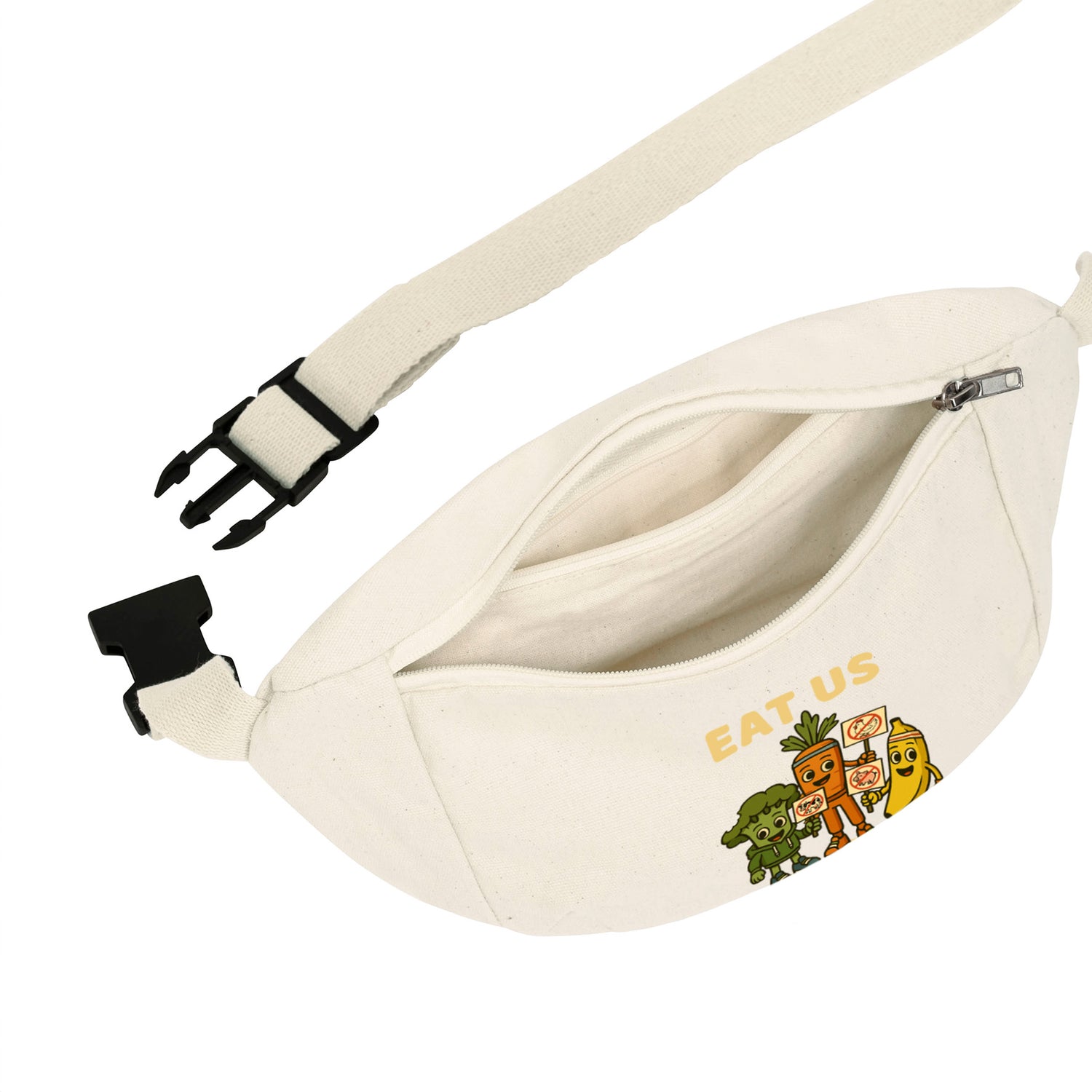 Plant Hero Hip Bag – Adjustable Cotton Strap and Plastic Buckle Close-Up