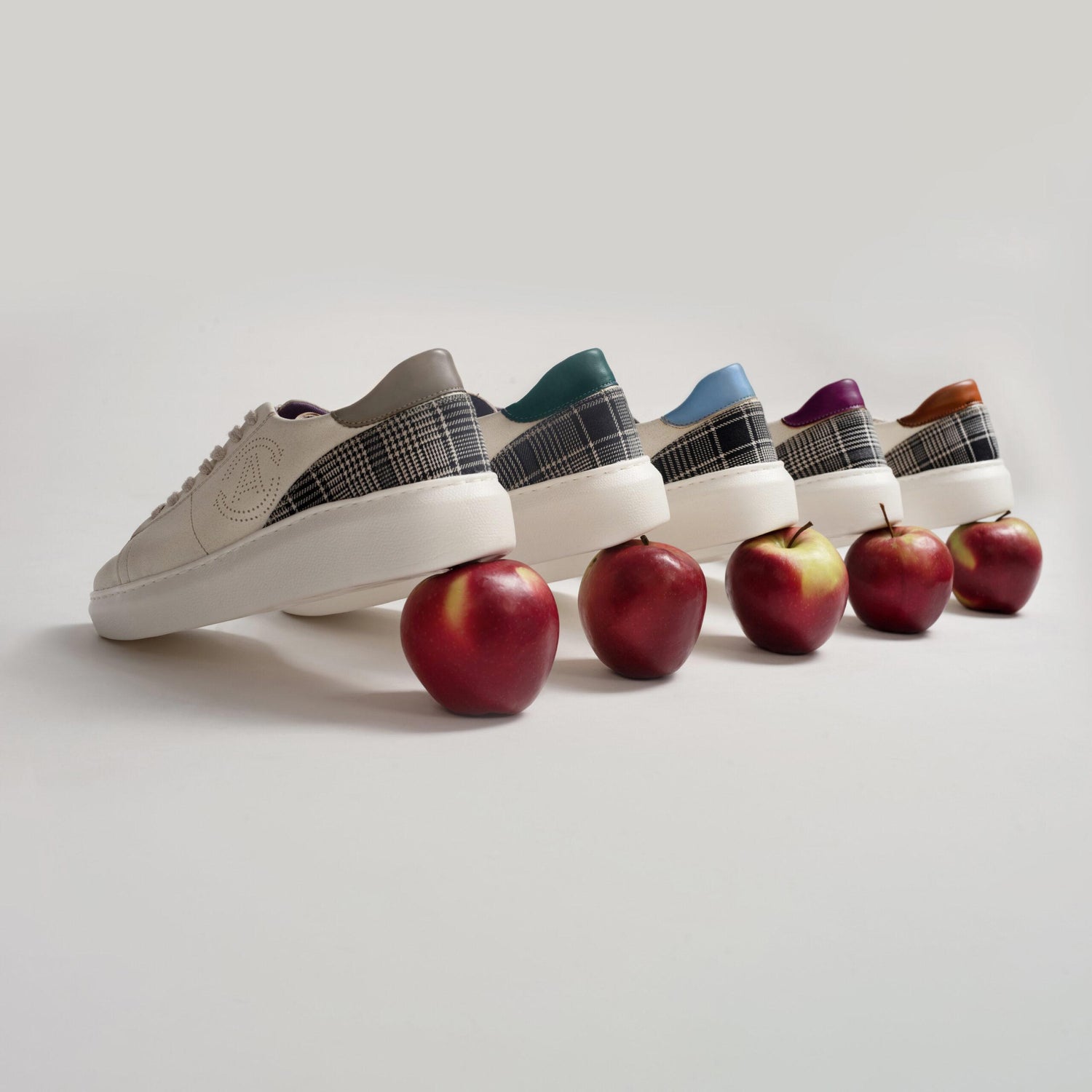 JANE - apple & corn sneakers - Cappuccino