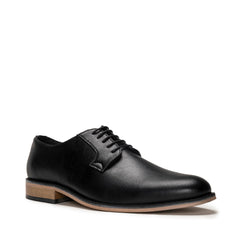 Zapato clásico blucher en cuero vegano negro transpirable y suela antideslizante | NAE