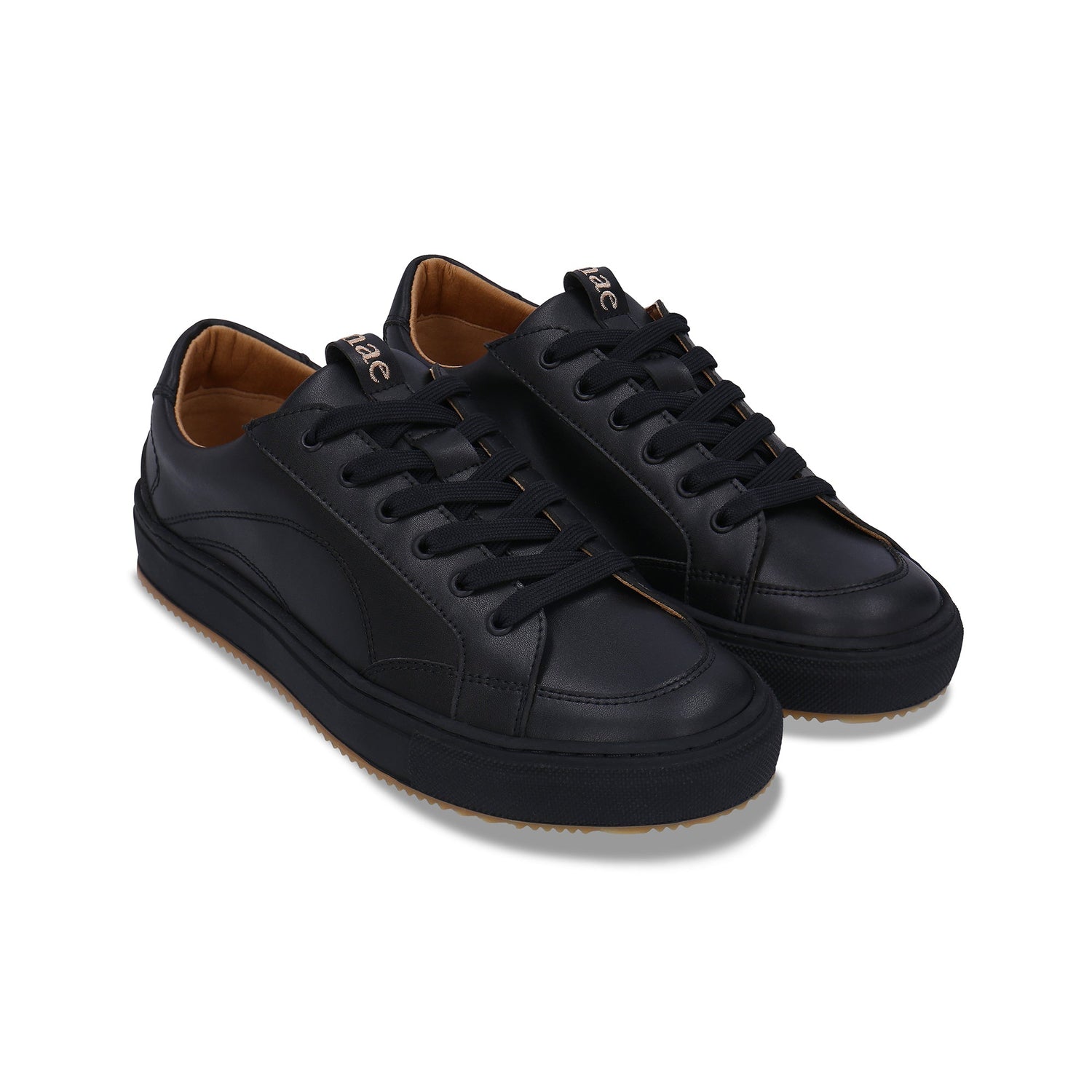 NAE Vegan Shoes Minimalistische schwarze vegane Sneakers für die Stadt