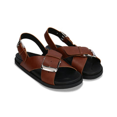 Sandalias veganas mujer con tiras cruzadas – cómodas de verano