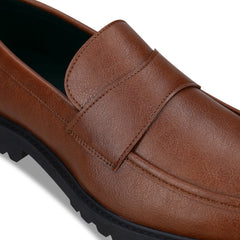 Herren-Slipper braune Schuhe aus veganem Leder | NAE