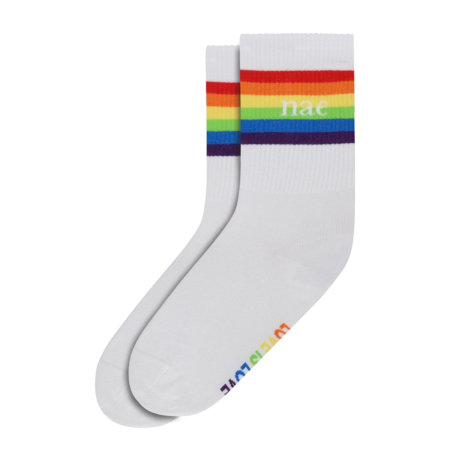 Sock Pride White - Socken aus Bio-Baumwolle