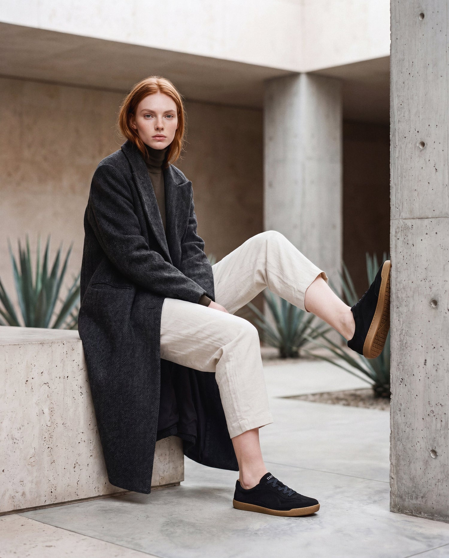 AYA Black Vegan Barefoot Sneakers