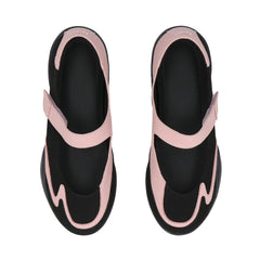 Vegane Damen-Sneaker mit Klettverschluss, bequeme Ballerinas im urbanen Stil