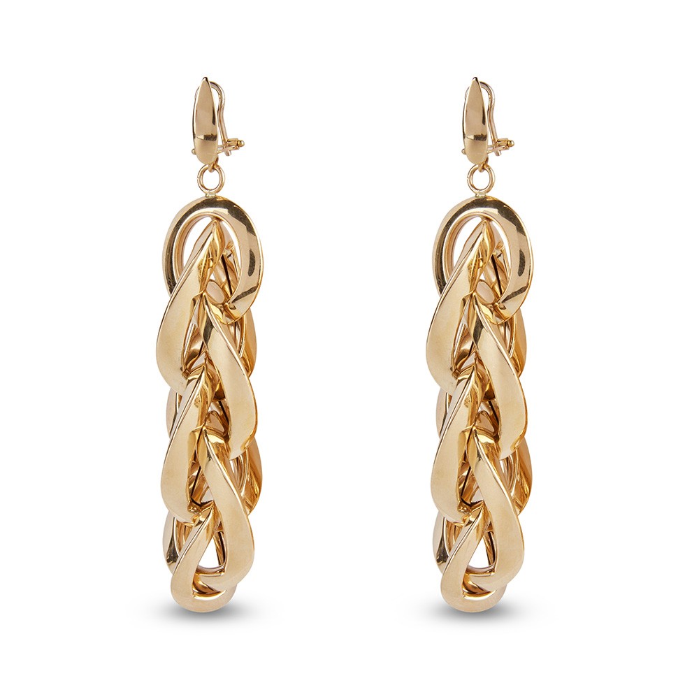 Bold earrings 14 Karat Gold