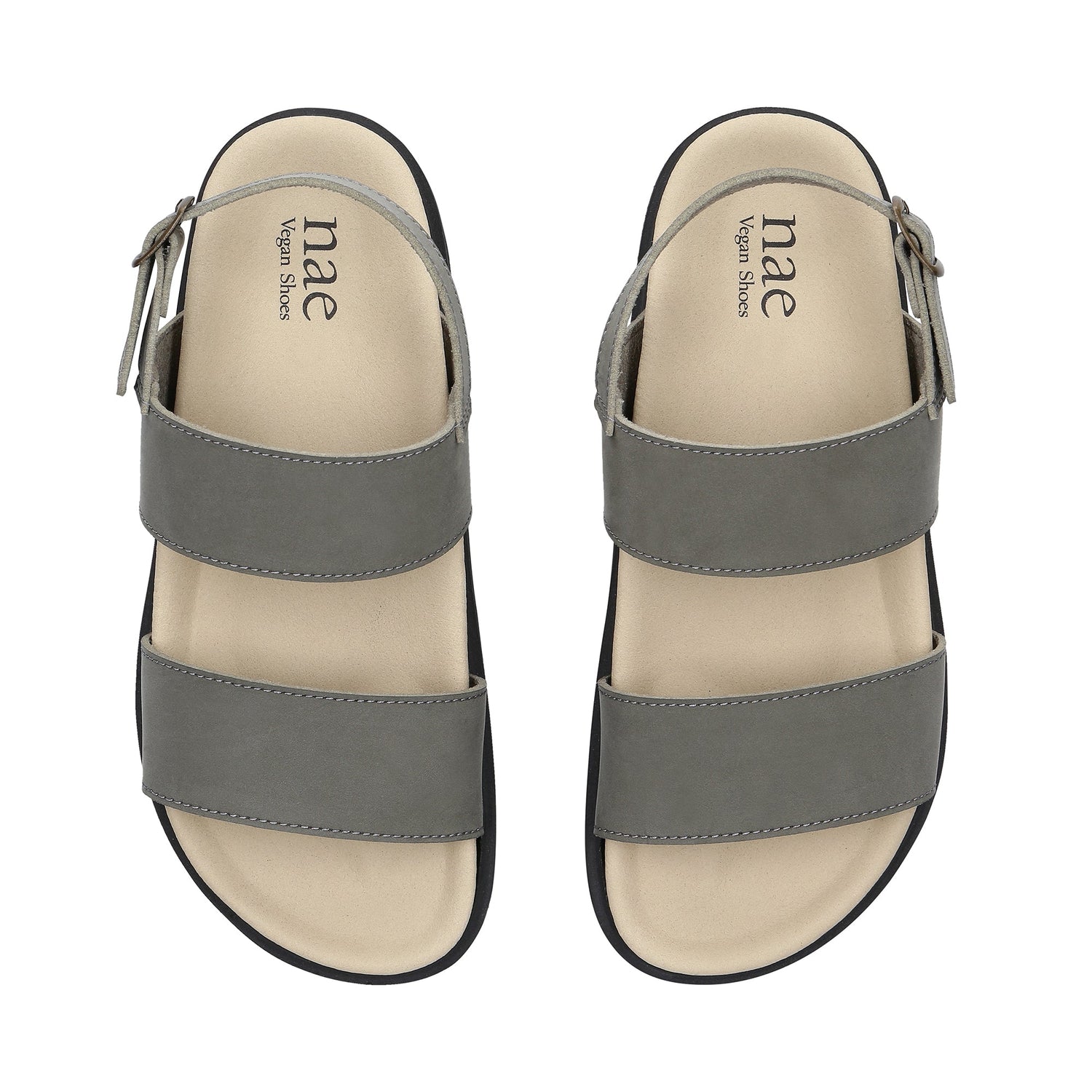 Vegan unisex slingback sandalen dikke zool urban comfort verstelbaar