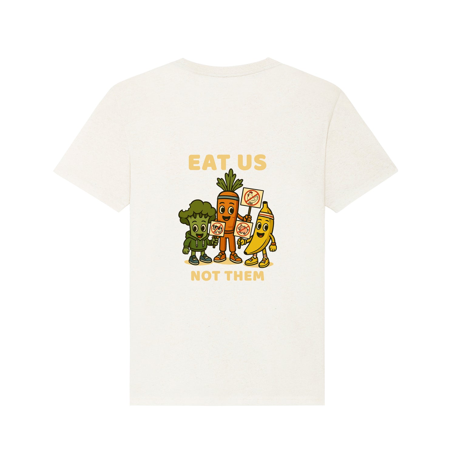 Vegan Rebel T-Shirt – Crunch Front & Squad Back / 3 Farben / Unisex