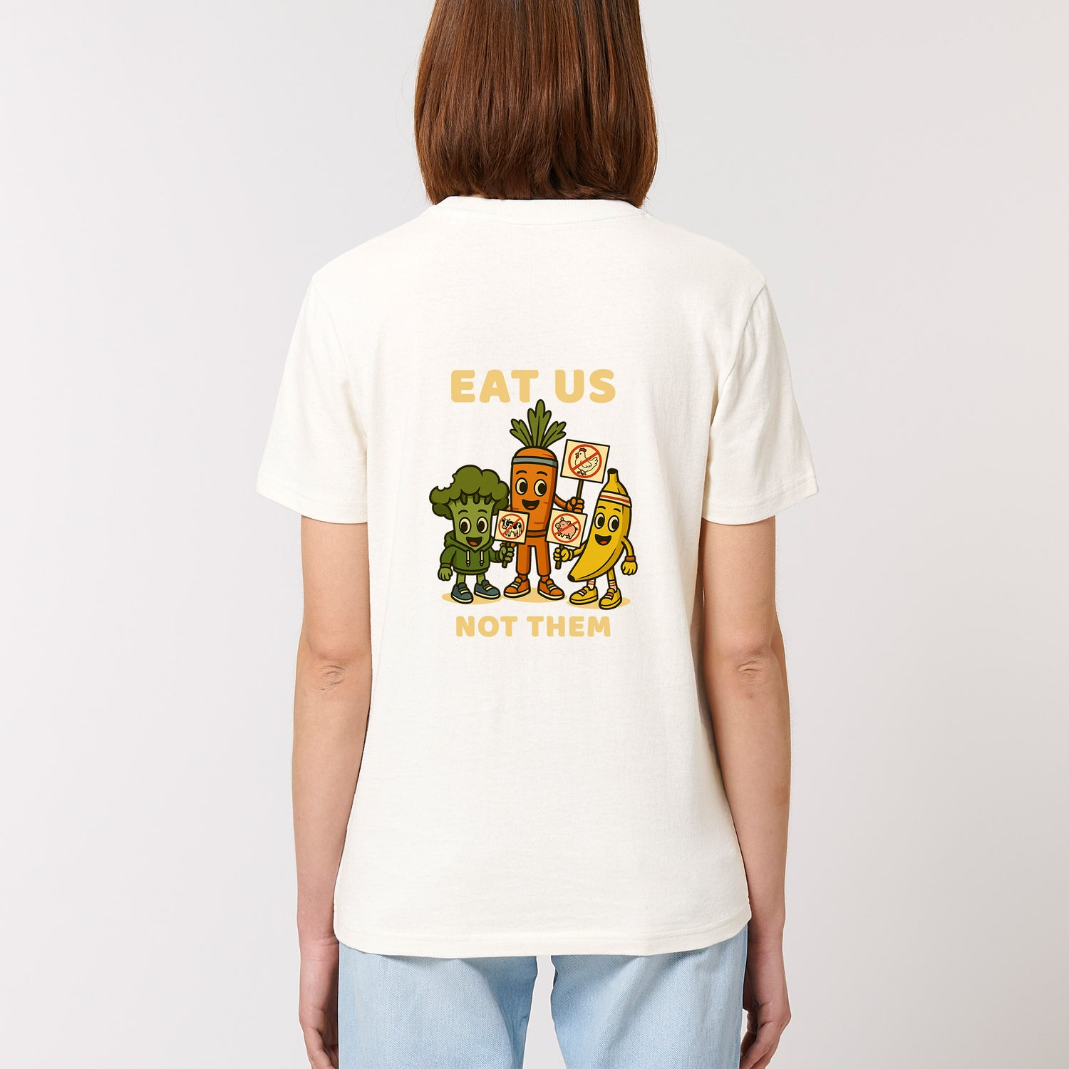 Vegan Rebel T-Shirt – Crunch Front & Squad Back / 3 Farben / Unisex