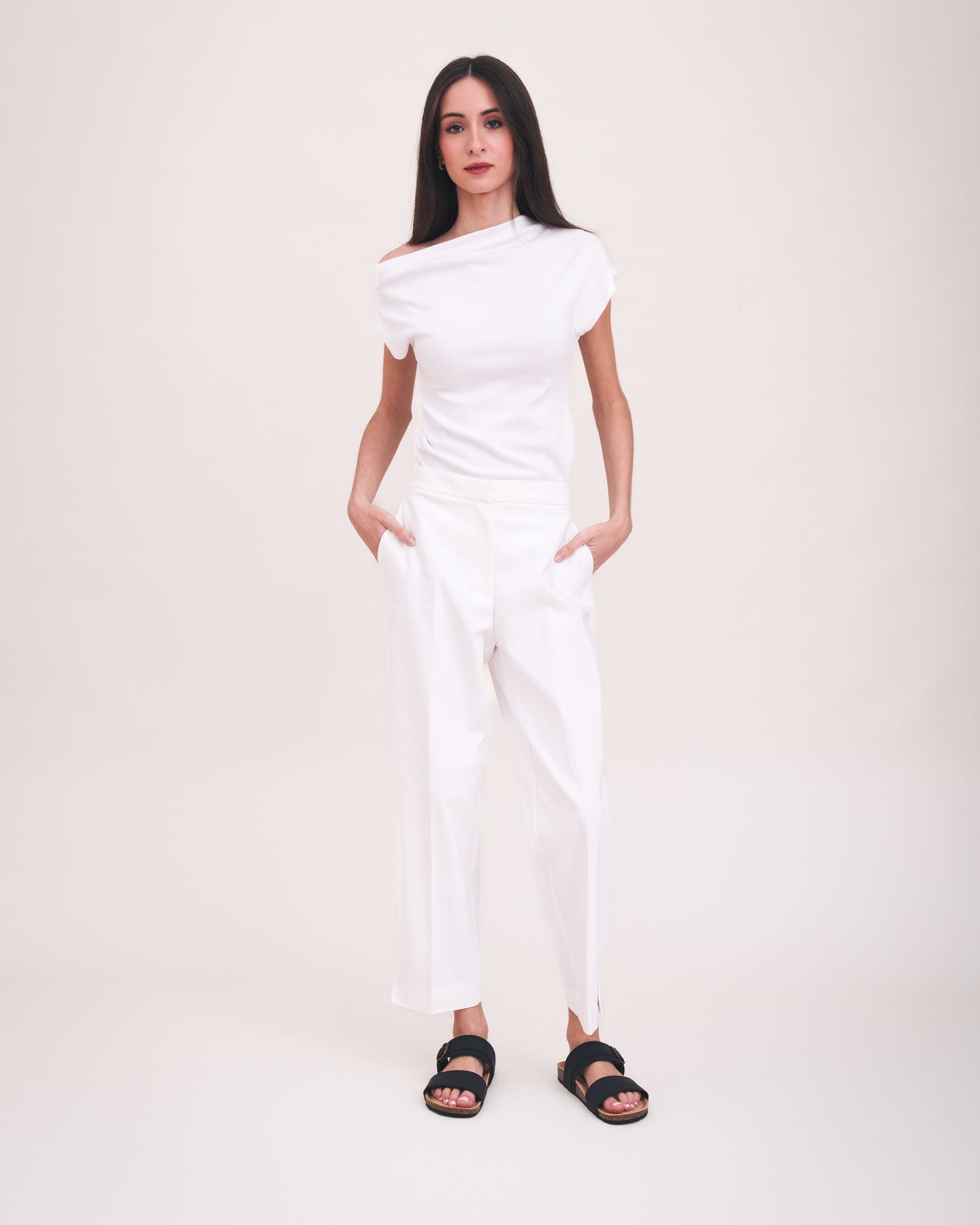 Vegane Unisex Sandalen Kork Fußbett recycelte Sohle bequem Sommer