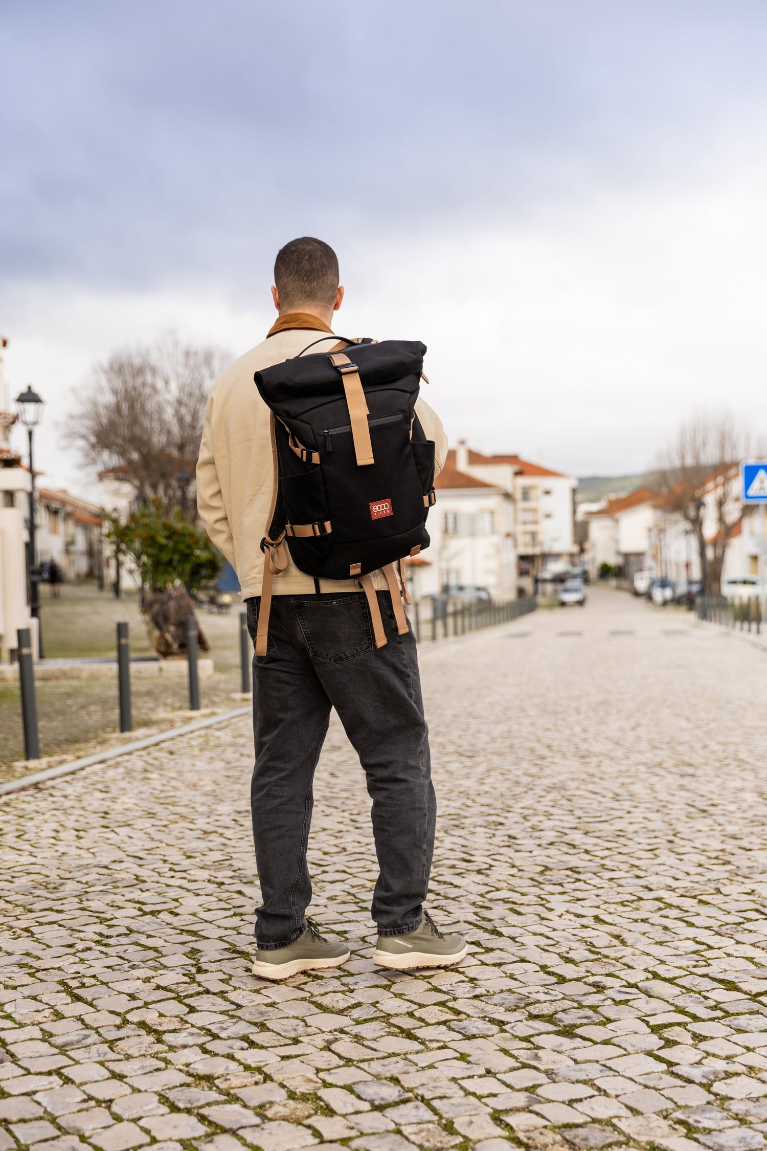 Nomad Hanf Rucksack in Schwarz
