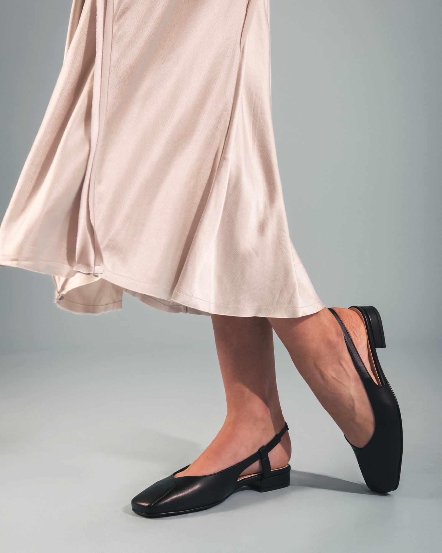 black ballerina flats NAE Vegan Shoes