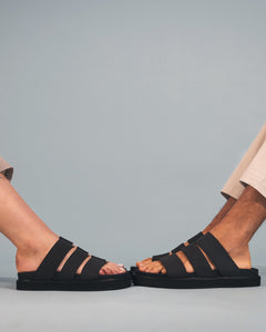 black summer shoes open | NAE