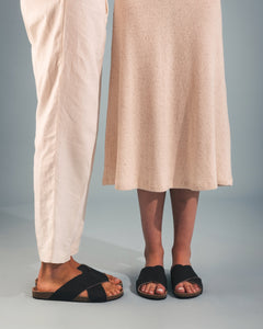 unisex vegan criss cross ergonomic sandals | NAE Vegan Shoes