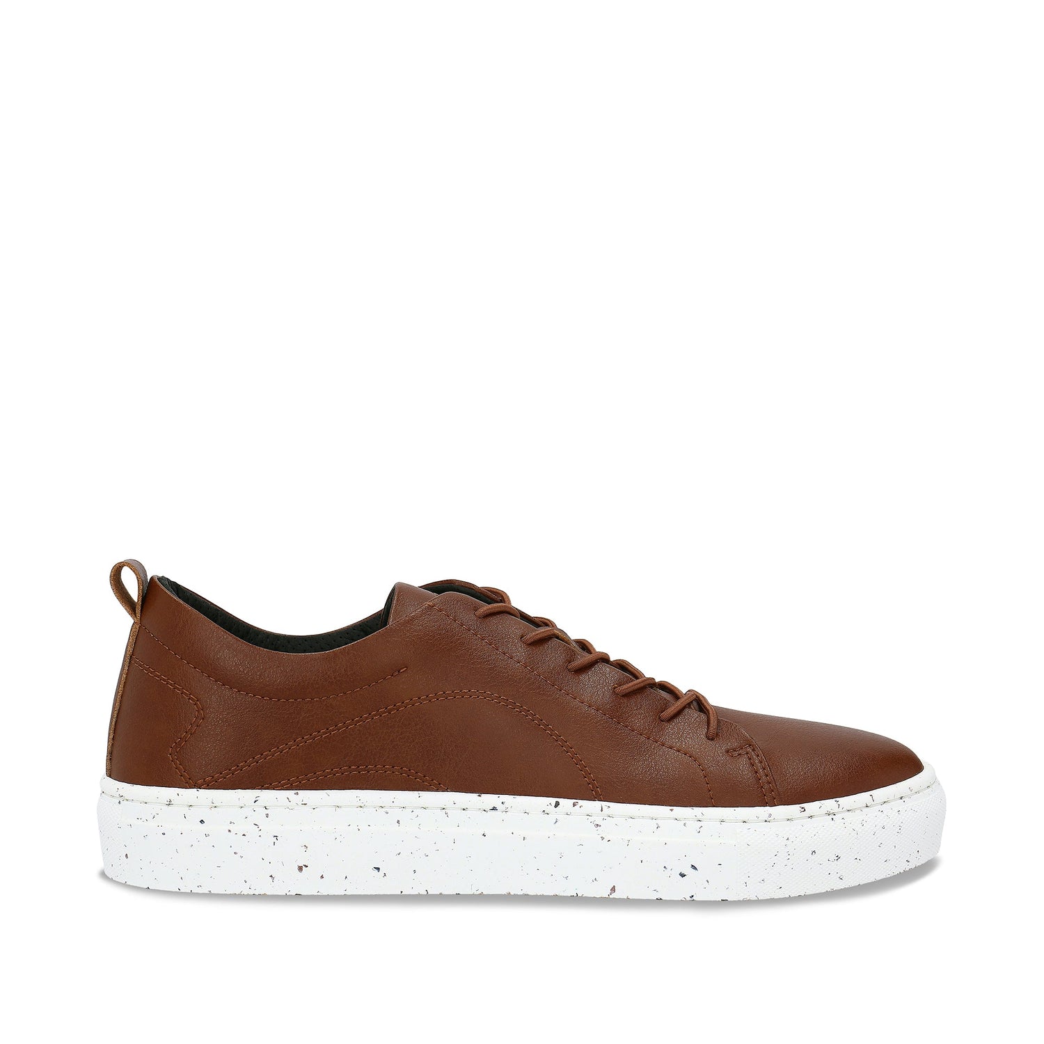 Zapatillas veganas urbanas para hombre, marrones, cómodas para el día a día, minimalistas y recicladas