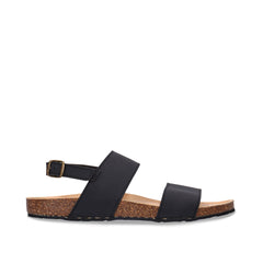 Vegan Unisex Slingback Sandalen Korkfußbett recycelte Sohle Sommer