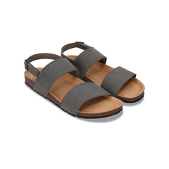 Sandalias veganas unisex slingback plantilla de corcho suela reciclada